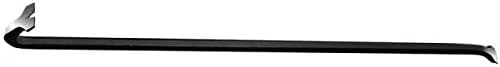 Edward Tools Gooseneck Wrecking Bar - Extra strength drop forged steel pry bar for easier demolition - Gooseneck for added ripping bar leverage - Nail puller end/chisel end - Rust proof (48 Inch)