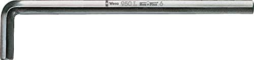 WERA 05021909001 950/9 Hex-Plus 2 L-Key Set, Metric, Chrome-Plated, 9 Pieces