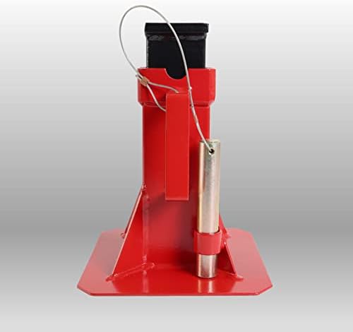 Big RED ATZ220005R Torin Heavy Duty Pin Type Professional Car Jack Stand with Lock, 22 Ton (44,000 lb) Capacity, Red, 1 Pair