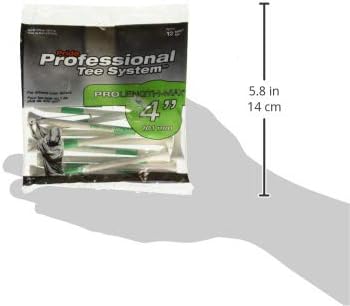 Pride Professional Tee System - ProLength Max 4-Inch Golf Tees for Enhanced Performance