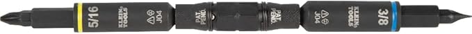Klein Tools 70553 31-Piece Pro Folding Hex Key Set with Klein Tools 32500HDRT 11-in-1 Ratcheting Impact Rated Screwdriver/Nut Driver