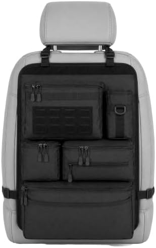 Tactical Car Seat Back Organizer, Heavy Duty Molle Truck Storage