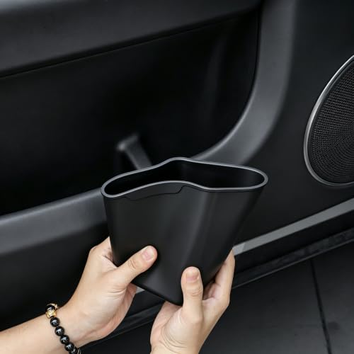 2 Pack Univerval Car Door Trash Can, TPE Car Garbage Bin For Tesla Toyota