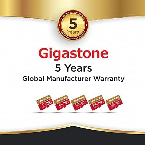 【5-Years Data Recovery】 GIGASTONE 32GB Micro SD Card 5-Pack, 4K Camera Pro