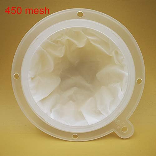 Wine Filter Mesh Food Filter Juice Jam Coffee Sediment Strainer for 5 in Kitchen Funnel (filter 450mesh)
