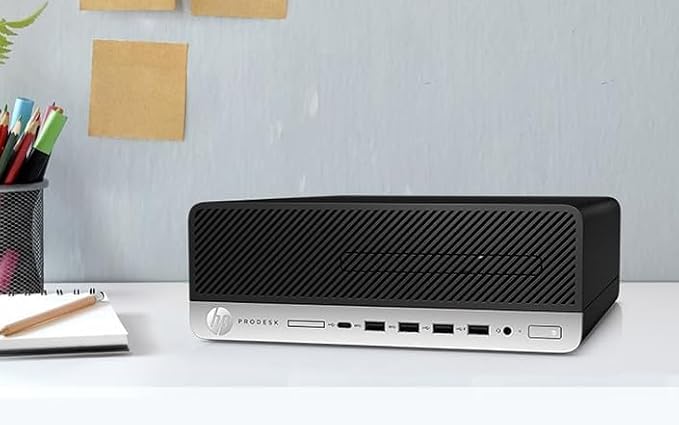 HP ProDesk 600 G5 SFF Slim Business Desktop Computer PC (Renewed) | Intel Core i5-9500, 8GB RAM, 256GB SSD, Wi-Fi, USB Ports, DisplayPort, RJ-45, Windows 11 Pro PC