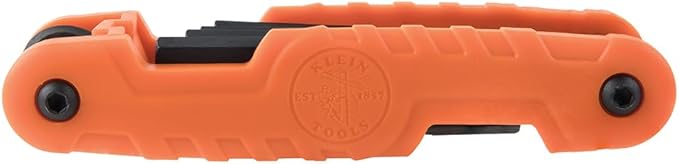 Klein Tools 70553 3-Piece Pro Folding Hex Key Set, Metric, SAE, Torx Sizes, 31 Keys, Industrial Strength Heat Treated Alloy Steel