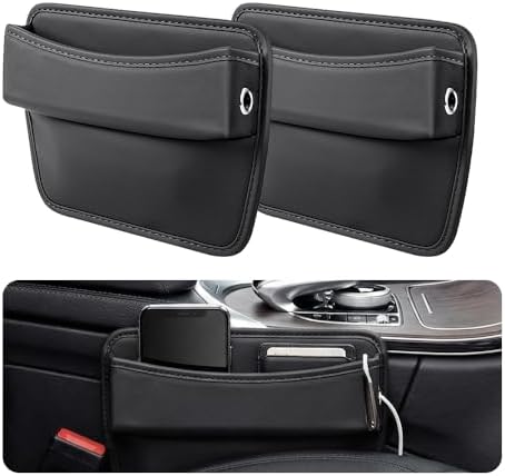 2 PCS Car Seat Gap Filler Organizer, Car Center Console Organizer