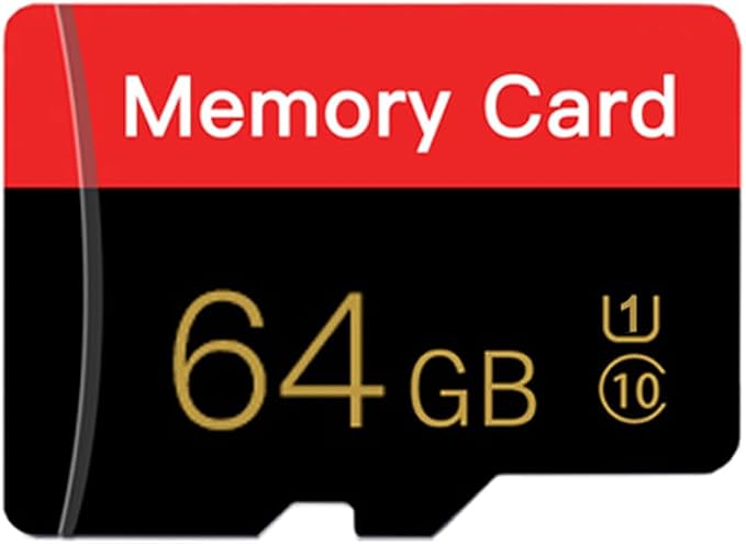 Micro Memory Card 64GB with Adapter, C10/UHS-I/A1 TransFlash Card, TF Card