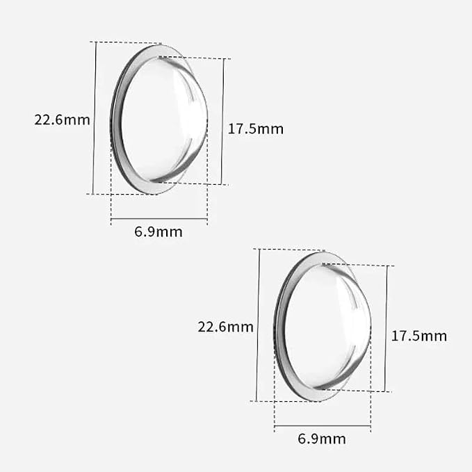 Car Camera Lens Protector, Car 360 Panoramic Camera Protective Cover, Anti-Glare