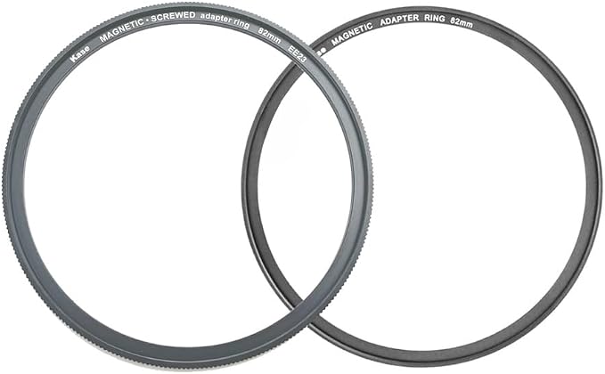 Kase Magnetic Adapter Set - 58mm Filter Magnetic Adapter and 58mm Lens Magnetic