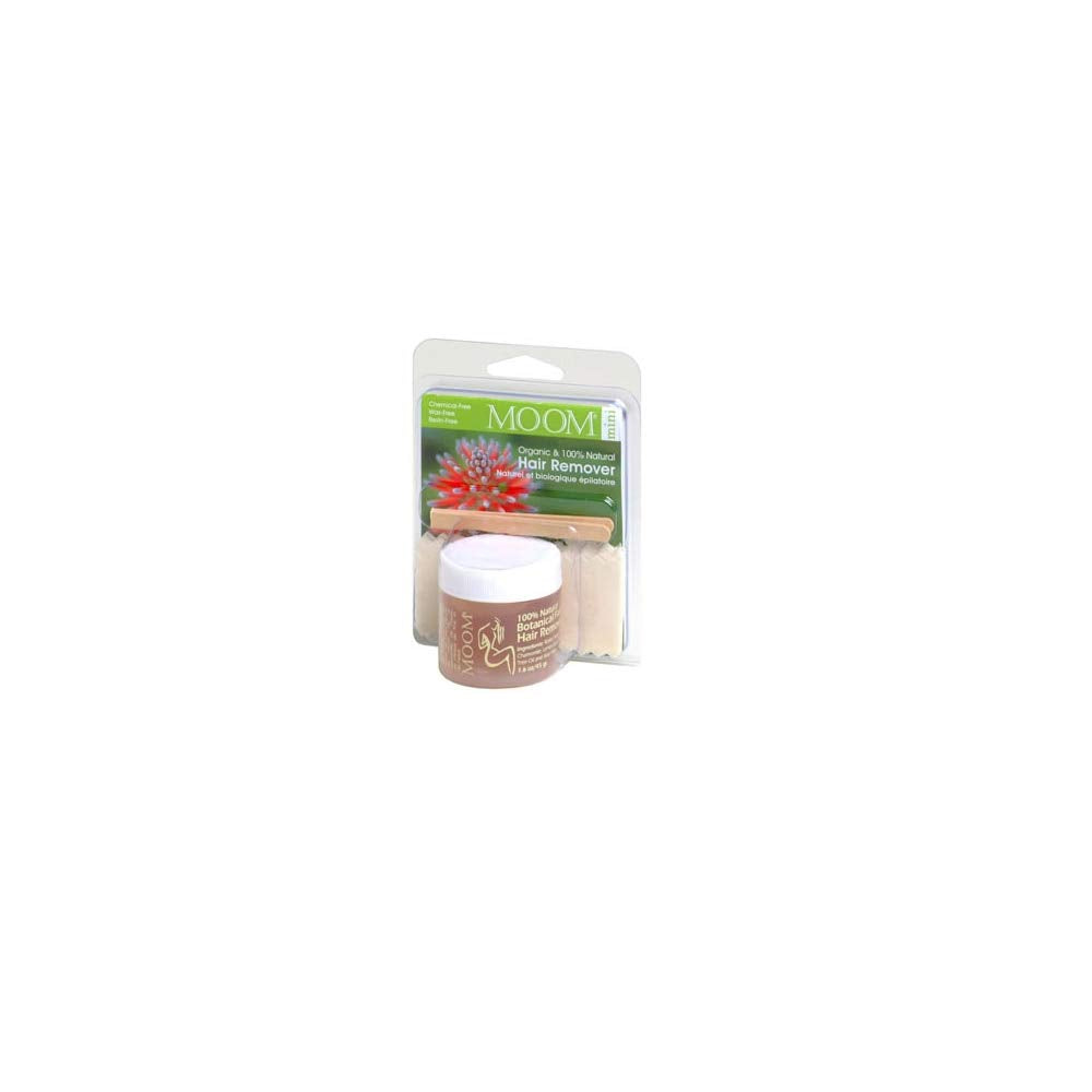 Moom Organic Hair Remover Face And Travel Kit - 1 Ct, Pack Of 4