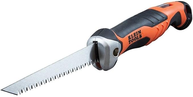 Klein Tools 80073 Reaming Driver Kit with Conduit Reamer, Conduit-Fitting and Reaming Screwdriver and Magnetic Level, 3-Piece & 31737 Folding Jab Saw/Drywall Saw