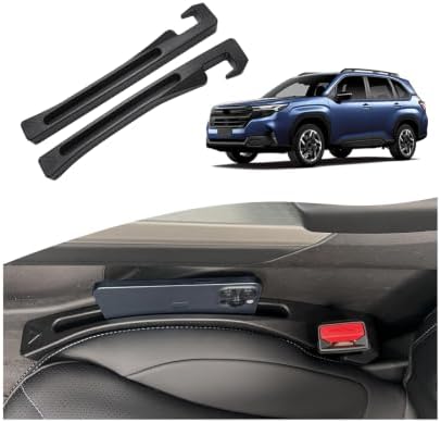 Seat Gap Filler for Su-baru Forester 1998-2026 Black Pack of 2