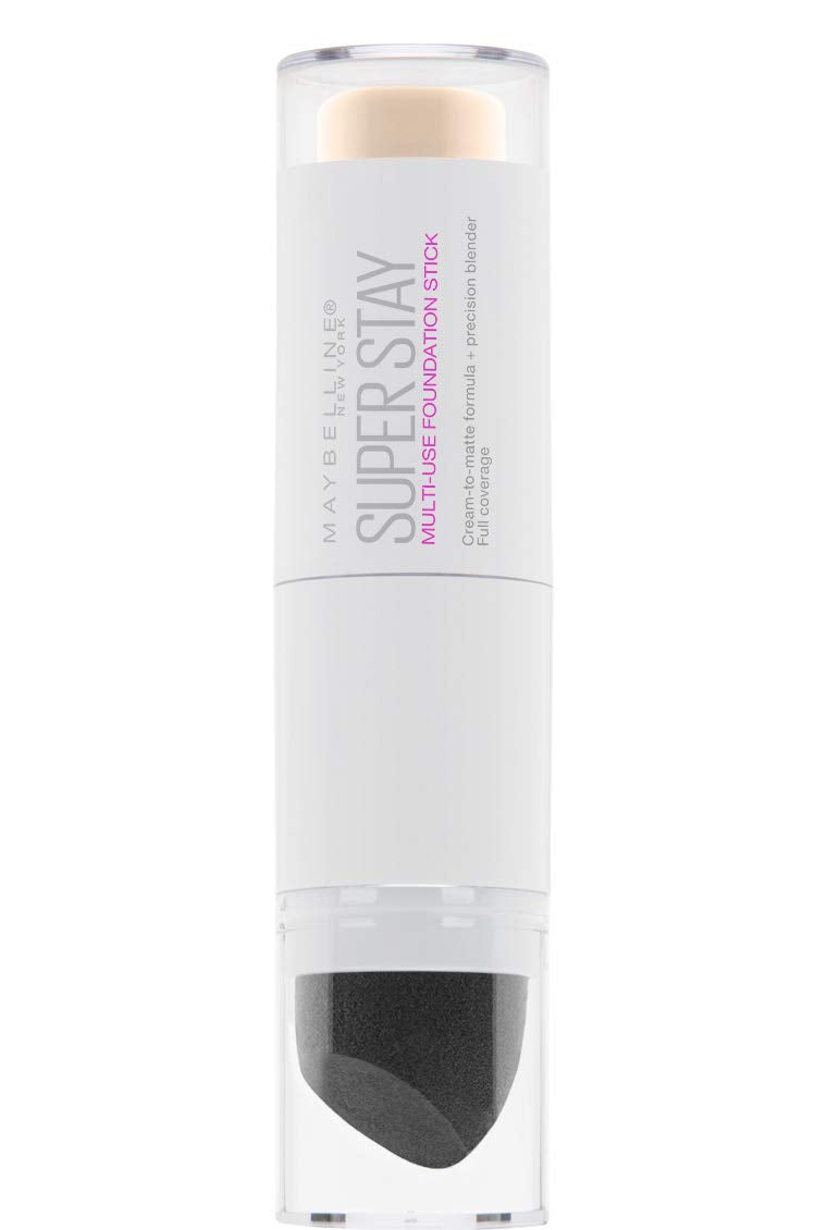 Maybelline New York Super Stay Foundation Stick for Normal To Oily Skin, Fair Porcelain, 0.25 Ounce