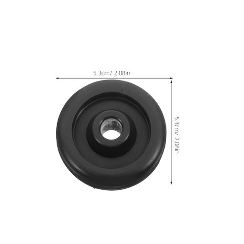 BCOATH 4pcs Replacement Wheels for Gym Equipment Wear-resistant System Wheels for Treadmills and Smooth Maneuverability Fitness Accessory