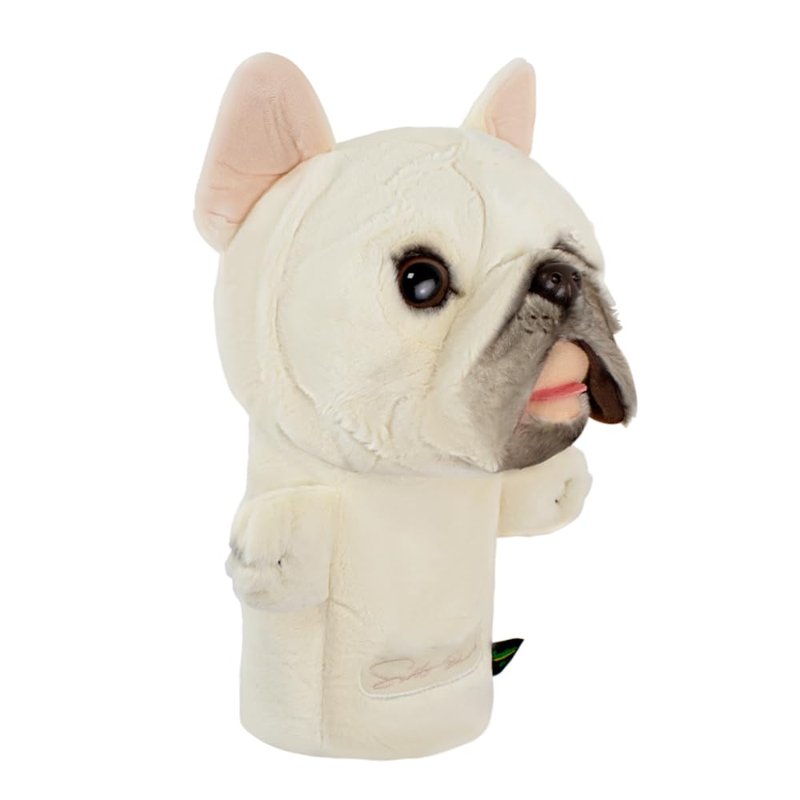 Scott Edward Funny Golf Club Headcover Fit Well for Driver Wood Upto 460cc Cute Animal Design Soft Functional Golf Headcover Stylish Protection for Men and Women, Bulldog