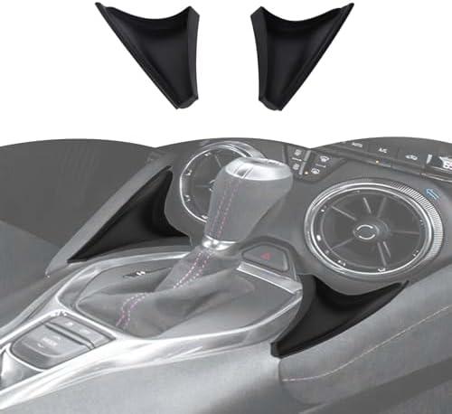 RT-TCZ Center Console Gear Shift Storage Box Tray Organizer Accessories Compatible with Chevy Camaro 2016-2024,2PCS