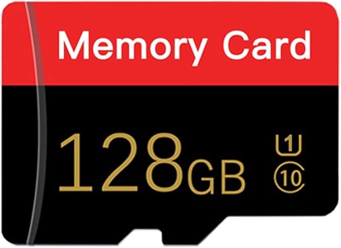Micro Memory Card 128GB with Adapter, C10/U1/UHS-I/A1 TransFlash Card, TF Card