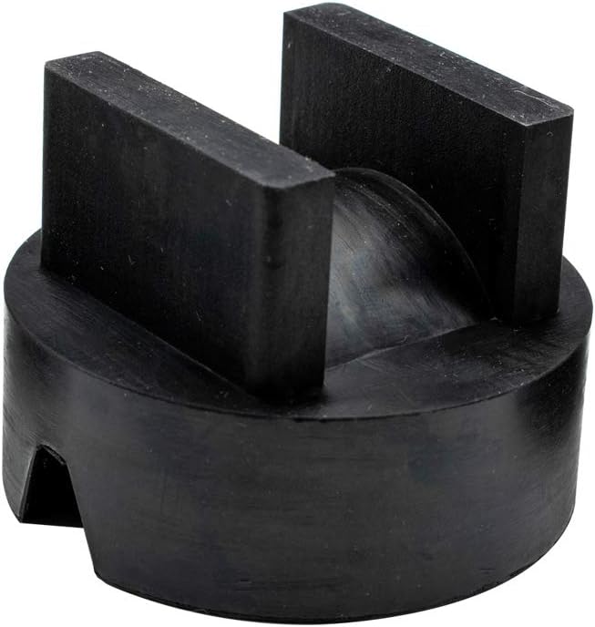Universal Jack Stand Rubber Pad Adapter Rubber Slotted Frame Rail Pinch welds Protector Floor Jack Stands for Axle Jack 2 or 3 Tonne