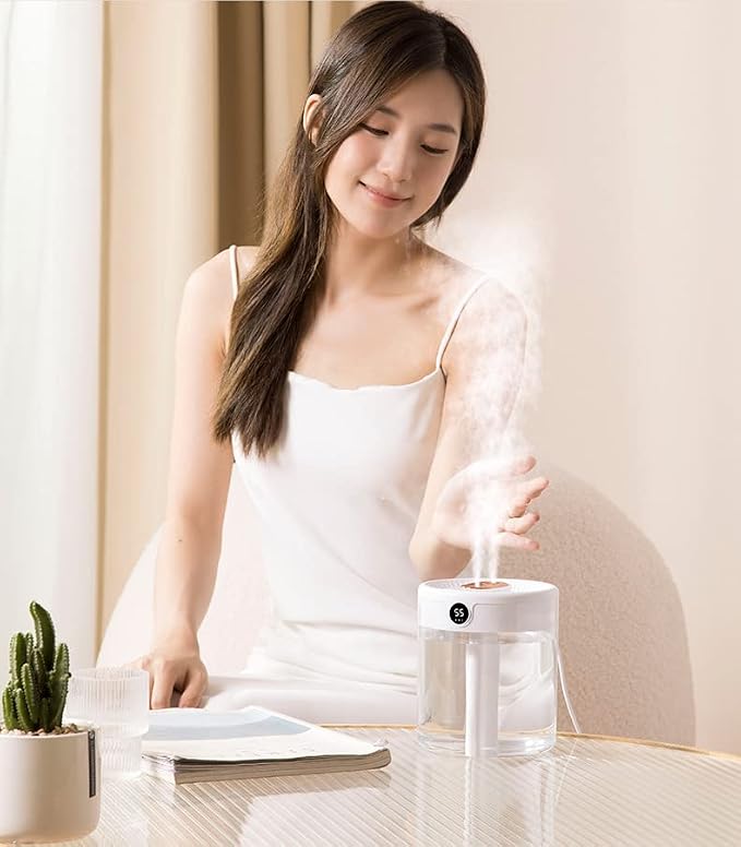 Dreramzy Humidifiers 2026 2L Smart Dreamzy Humidifier for Bedroom Office (Green)