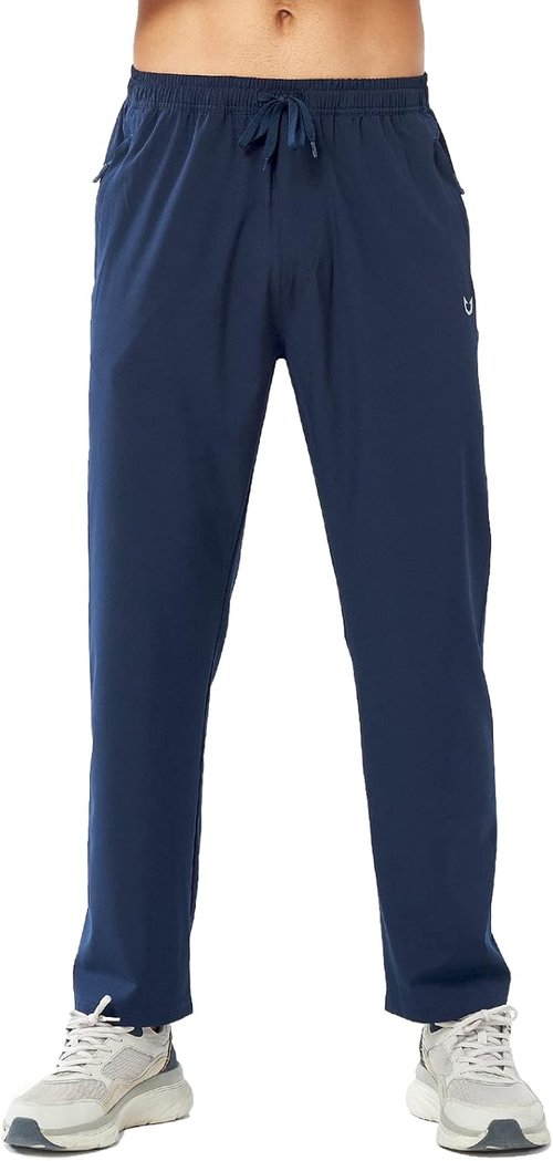 NORTHYARD Men's Athletic Joggers - Lightweight Running Pants with Zipper Pockets | Perfect for Gym & Casual Wear