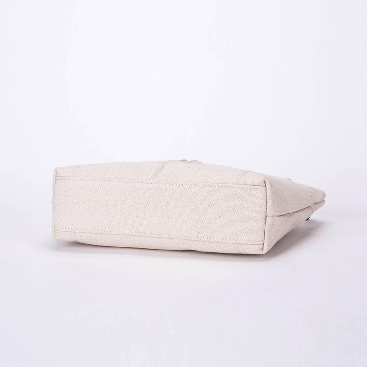 Tote Organizer Insert Purse Organizer for Handbags Cotton Canvas Simple Style Multiple Compartments (Beige)
