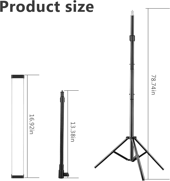LED Video Light Stick Wand Kit-Photography Lighting