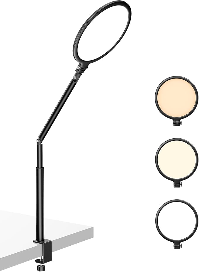 Weilisi 10.2" Desk Ring Light