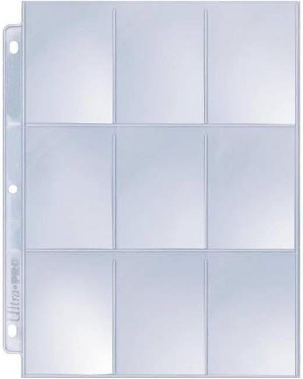 Ultra Pro Silver Series 9 Pocket Pages - Durable Storage for Collectibles | 25 Count Pack
