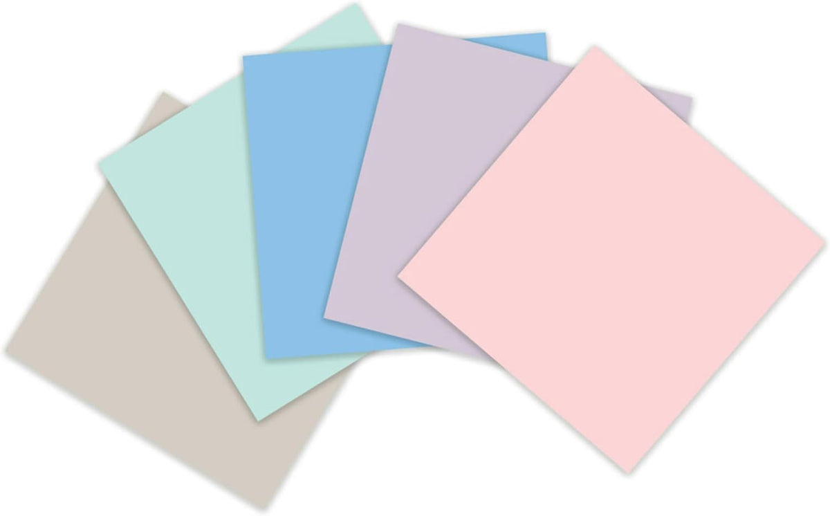 Post-it Super Sticky Notes - 100% Recycled Paper, 3" x 3", 5 Pads in Wanderlust Pastels | Eco-Friendly Office Supplies