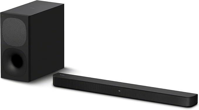 Sony BRAVIA 2 II 50 Inch 4K Ultra HD LED Smart TV (K-50S20M2, 2025 Model) with HT-S400 2.1ch Soundbar and Wireless Subwoofer Bundle