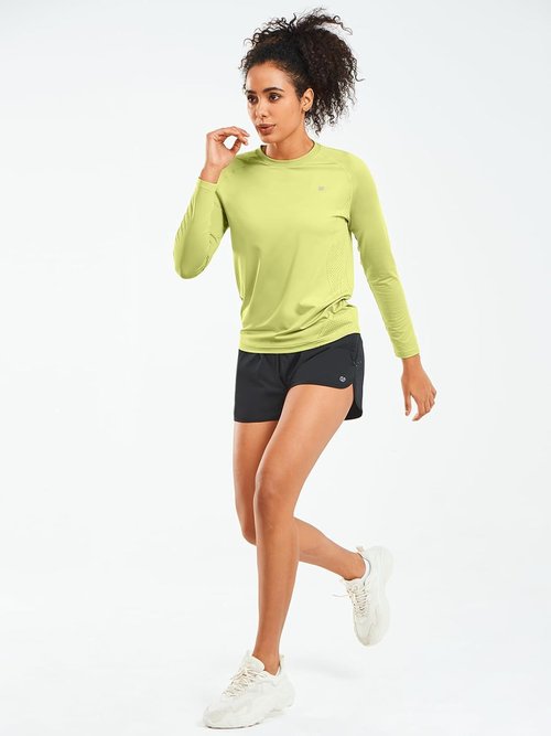 ALLZERO Rash Guard for Women - UPF 50+ Long Sleeve Quick Dry Sun Shirt for Workout & Outdoor Activities