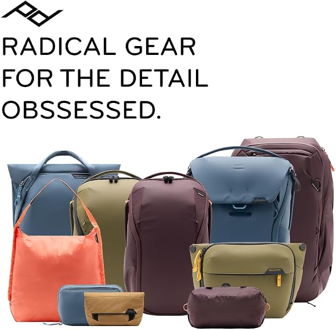 Peak Design Everyday Backpack Zip 15L, 270-Degree Zip, Dual Side Pockets