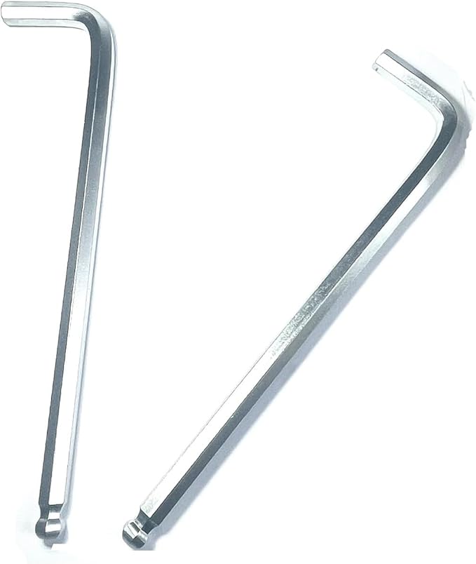 2pcs 3/8 Ball End Allen Wrench sets,3/8" Hex Key Wrench set,allen key Door Key L Shaped hex wrench set with Long Arm.