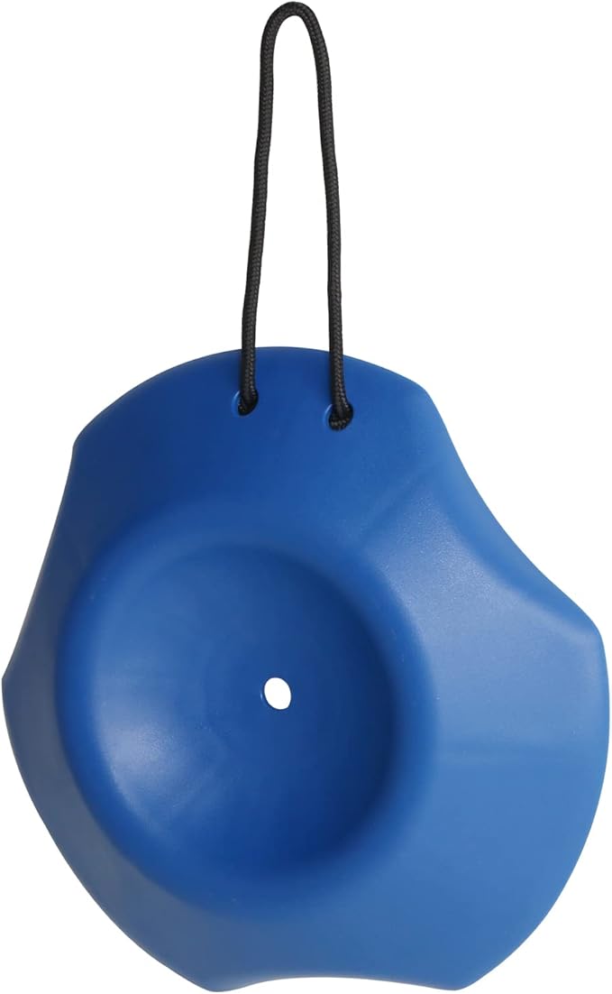 Visible Blue Trailer Stopper Tongue Jack Wheel Dock Chock Stabilizer Prevents Trailer Jack Wheels from Sinking into Sand Grass Mud Supports 4400lbs - Easy to Position w Rope Handle