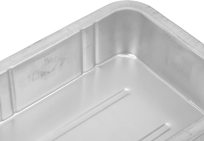 Acouto Galvanized Drip Pan Oil Drain Pan Leak Portable Universal Metal Construction Automotive Oil Change Container(#1)