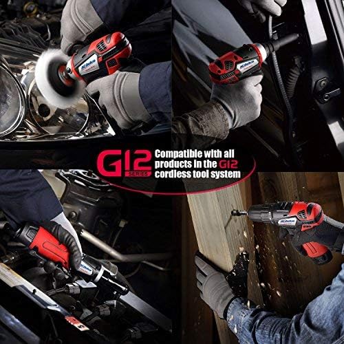 ACDelco ARW1209-K14 G12 Series 12V Li-ion Cordless 3/8” Rachet Wrench & Impact Wrench Combo Tool Kit