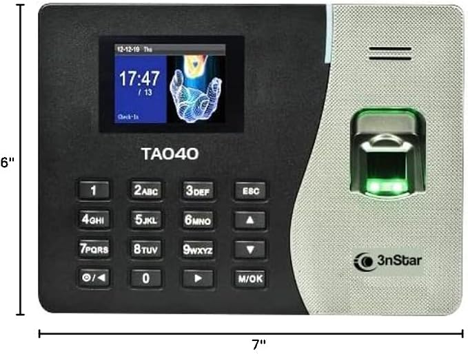 3nStar Biometric Fingerprint Time Attendance