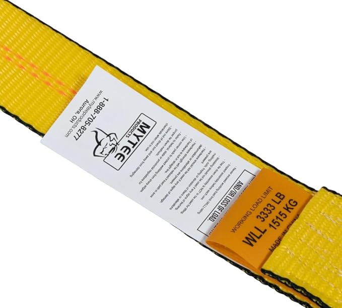 Mytee Products 2 Pack 2" x40' Yellow Ratchet Strap with J Hooks - 10,000 Lbs Breaking Strength - Heavy Duty Tie Down Cargo Truck Straps with Wire Hooks for Flatbed, Truck, Trailers Pickup
