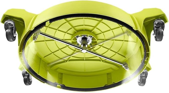 RYOBI 18 in. 4200 PSI Quick Connect Pressure Washer Surface Cleaner for Gas Pressure Washers with Caster Wheels Green