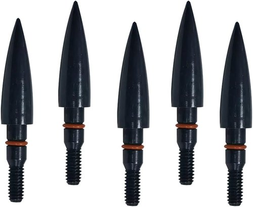 Field Points | Archery Arrowheads with Steel Screw-In Tips - 100/125/150/200/300 Grains (12 Pack)