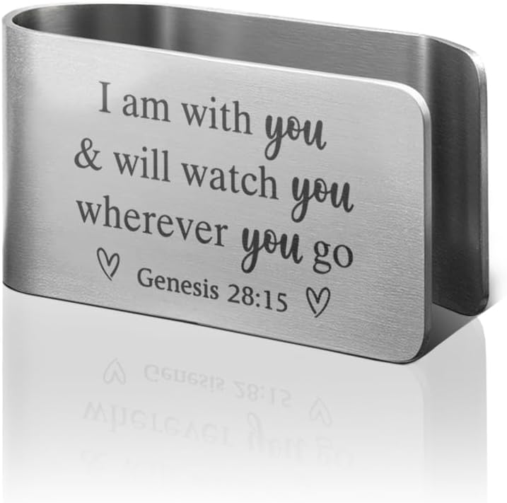 Matthew 17:20 Car Visor Clip, Christian Faith Visor Clip for Driver