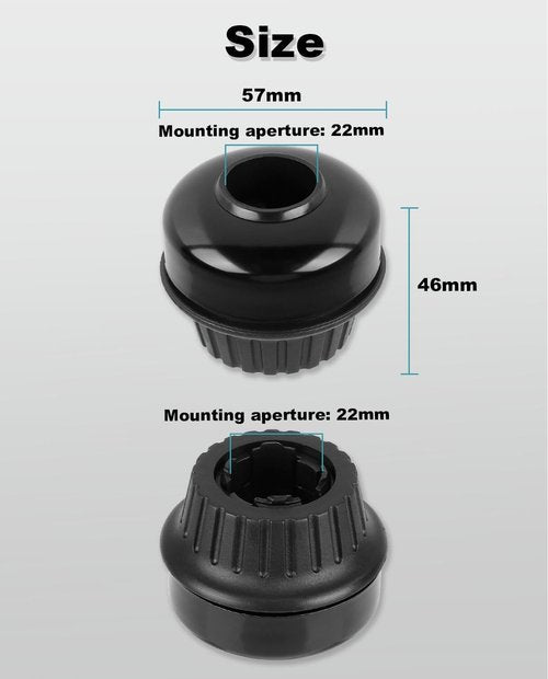 Felixstory Scooter Bell Compatible for Ninebot Max G30P/ G30LP/ G30D Electric Scooter Replacement Parts, Bike Rotary Horn, Handlebar Alarm Ring Scooter Accessory Loud Sound