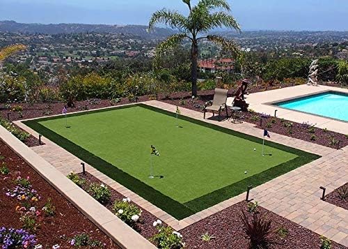 Petgrow Pro Putting Green Golf Artificial Grass Turf 7FTX15FT, Indoor Outdoor Golf Training Mat, Synthetic Fake Grass for Baseball Football Gym Sports