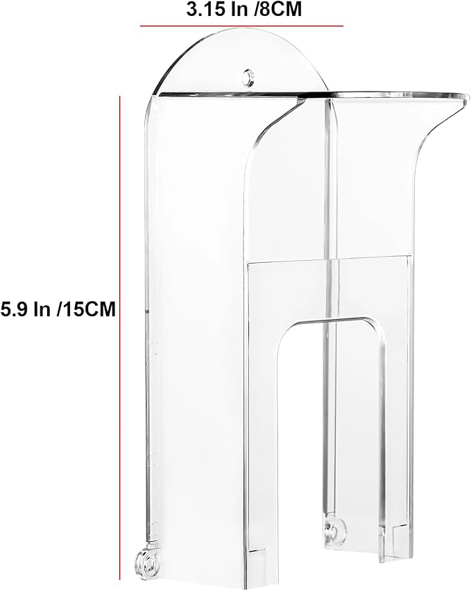 Transparent Plastic Doorbell Rain Cover Compatible