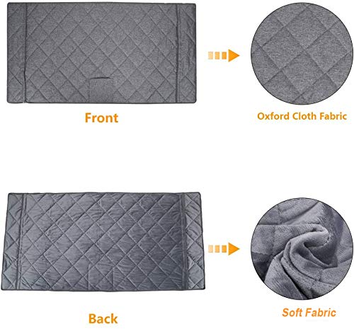 EZGO Golf Cart Seat Blanket & Cushion Covers for 2-Person Seats - Club Car & Golf Cart Accessories Gift for Men