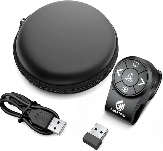 AMERTEER Wireless Presentation clicker