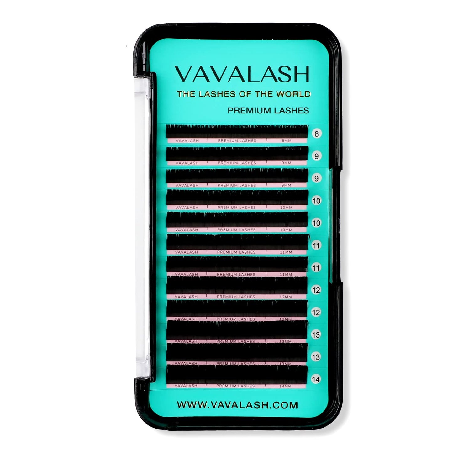 Eyelash Extensions 0.03 Cc Curl 14Mm Lash Extensions Supplies Individual Lashes Premium Silk Volume & Classic Lash Soft Matte Da