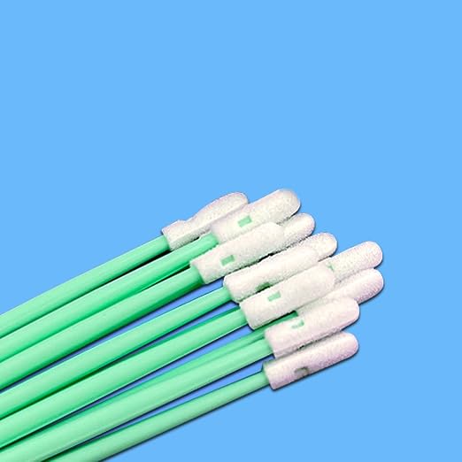 500-Pack 2.5mm Fiber Optic Cleaning Swabs, Round Tip